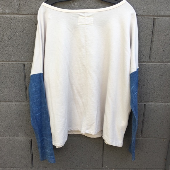 BCBGENERATION mixed media top - Picture 2 of 4